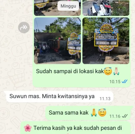 Pengiriman Papan Bunga Duka Cijantung