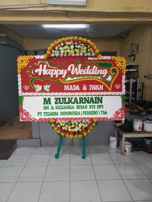 Papan Bunga di Cijantung