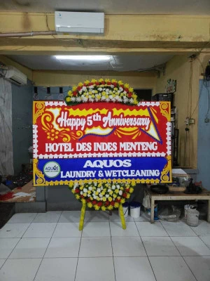 Papan Bunga di Cijantung