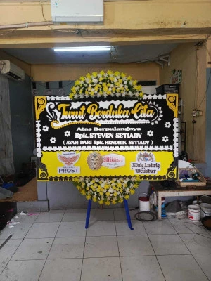 Papan Bunga di Cijantung