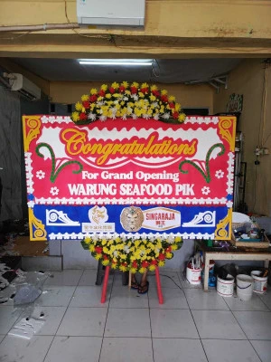 Papan Bunga di Cijantung